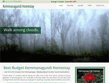 Tablet Screenshot of kemmangundihomestays.com